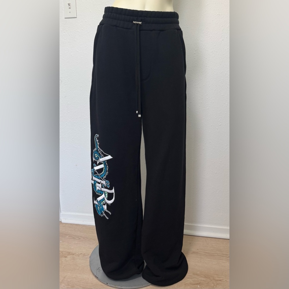 NWT Amiri CNY Dragon Embroidered Sweatpants